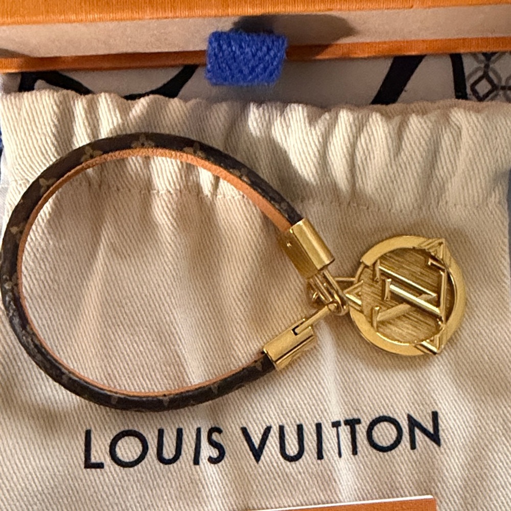Louis Vuitton monogram League of Legends Gold Charm Bracelet